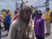 (VIDEO) Secretario de Guerra de EEUU a los marines del buque USS Iwo Jima: No es un entrenamiento, esto es real