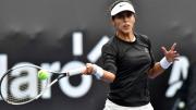 Noelia Zeballos compite por segunda vez en un torneo WTA 250 y gana su primer set