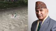 Rebelión en Nepal: manifestantes tiraron al río e hicieron caminar semidesnudo al ministro de Economía