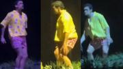 VIRAL: Bad Bunny se lesionó la rodilla en pleno show y generó preocupación en sus fanáticos