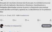 Chivilcoy: Tras la derrota electoral, Britos pidió la renuncia de su gabinete