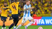 “Dibu” Martínez y Paredes, los más destacados de la Selección argentina ante Ecuador: mirá el 1x1