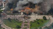 Crisis en Nepal: la impactante imagen de cómo quedó el Hotel Hilton tras las protestas