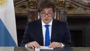 El Presidente, en cadena nacional, este lunes