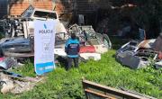 Más de 700 autopartes y restos de autos: golpe a un desarmadero clandestino de La Plata