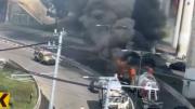 Así fue la explosión de una pipa de gas en México que dejó al menos cuatro muertos