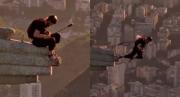 VIRAL: Hombre escaló a lo alto del Cristo Redentor de Río de Janeiro y saltó en parapente, la policía lo está buscando