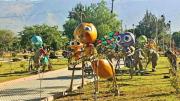 Teleférico y maceteros de hormigas, listos para el festejo a Cochabamba