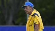 Tras la internación, Russo vuelve a dirigir un entrenamiento de Boca en la Bombonera