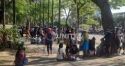 Gremiales marcharon pidiendo despejar las calles de la Ramada, la concesión de mercados y un reglamento consensuado