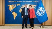 Caputo recibió respaldo del FMI tras la derrota electoral y dialogó con Georgieva