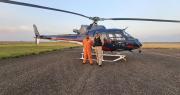 Llega a Bolivia un helicóptero de Chile para fortalecer tareas de sofocación de incendios