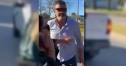 Feroz pelea entre el intendente camporista de Brandsen y un concejal de Kicillof en plena calle