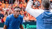 Copa Davis: Argentina le gana 2-0 a Países Bajos y quedó a un match point del pase al Final 8