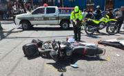 Fallece un motociclista delivery atropellado en La Paz