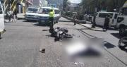 Fatal accidente: Motociclista muere arrollado por un camión en la avenida Montes en La Paz