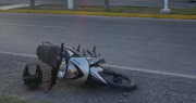 El choque entre una moto y una bicicleta en Rivadavia dejó a un niño de dos años en el hospital