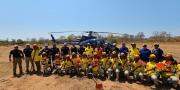 Tres helicópteros combatirán contra los incendios en el país
