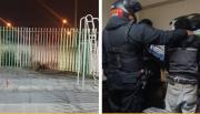 Increíble: se robó un tobogán de una plaza y fue detenido en San Calixto