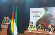 La Policía alista patrullaje aéreo para la seguridad en la Expocruz