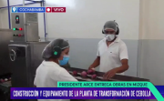 Mizque se industrializa con la planta procesadora de cebolla y cuenta con nuevo centro de salud, 43 viviendas y oficinas del Segip