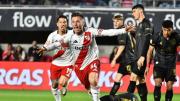 Con uno menos: victoria sufrida de River sobre Estudiantes