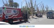 Albardón: una vecina murió tras descompensarse en la plaza principal