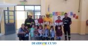 El desafío de los Bomberos Voluntarios, enseñarles a los más chiquitos a no tenerle miedo a los sismos