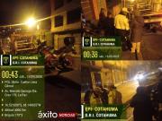 Motociclista ebrio atropelló a una familia, entre ellos una madre embarazada en la zona Pasankeri
