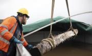 Un barco del siglo XVII resurge en una playa de Escocia