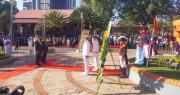 Autoridades nacionales y departamentales participan de los actos protocolares por la efeméride de Cochabamba