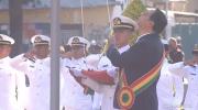 Luis Arce participa de la ofrenda floral e iza de la bandera por los 215 años de la Gesta Libertaria de Cochabamba