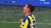 Ángel Di María empató el partido con un gol olímpico: Rosario Central iguala 1-1 frente a Boca en un partidazo