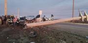 Apagón en una capital de la Patagonia por un accidente: chocó contra un poste y dejó sin luz a toda la ciudad