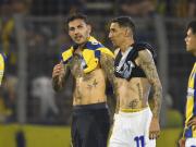 Rosario Central igualó con Boca en el partido donde se lucieron los campeones del mundo: golazo olímpico de Di María y un Paredes brillante