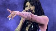 Cazzu lloró en el escenario al homenajear a su hija