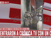 Pánico y tensión en Crónica TV