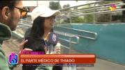 Daniela Celis rompió en llanto en pleno programa y habló de la salud de Thiago Medina: Por favor