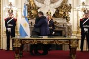 “Somos optimistas; el futuro del país va a ser bueno”, dijo Lisandro Catalán tras jurar como ministro del Interior