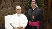 Obispo auxiliar de Lomas de Zamora se reunión con León XIV