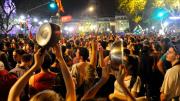 Cacerolazos en la Ciudad durante cadena nacional de Javier Milei