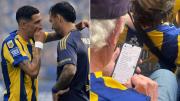 Espió el celular de un hincha de Central en el partido contra Boca y un mensaje inesperado lo descolocó