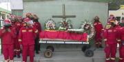 Con honores despiden en Oruro al sargento Abel Chilca, héroe caído en un incendio en Santa Cruz