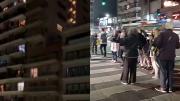 Cacerolazos en CABA durante la cadena nacional de Javier Milei