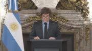El discurso completo de Javier Milei en la cadena nacional