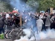 Disturbios, robos y corridas en pleno centro de París por un evento con un influencer que iba a repartir comida gratis