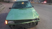 Ruta 7: un ciclista resultó herido tras un fuerte choque, entre Centenario y Neuquén