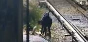 Un intento de robo que rozó la tragedia en la línea Mitre: intentó robar cables, casi se electrocuta y fue detenido