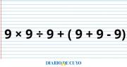 ¿Cuánto es 9 × 9 ÷ 9 + ( 9 + 9 – 9)? La cuenta matemática que pone a prueba a los genios