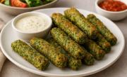 Receta de bastones de espinaca para bajar de peso: sin harina ni fritura